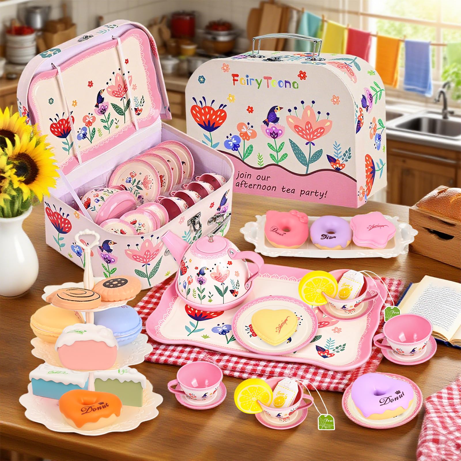 Fairy Toona cake stand with multi tier display for decorative desserts