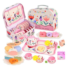 Fairy Toona Tea Party Teapot seen with secure edges for safe pretend play and tea time