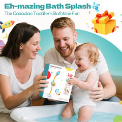 Fajiabao bath time learning set fosters sensory exploration and motor skills.