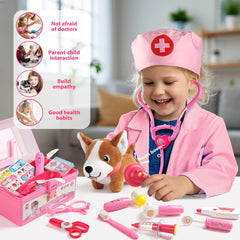 Fajiabao LED otoscope and flashlight for safe pretend ear and mouth exams
