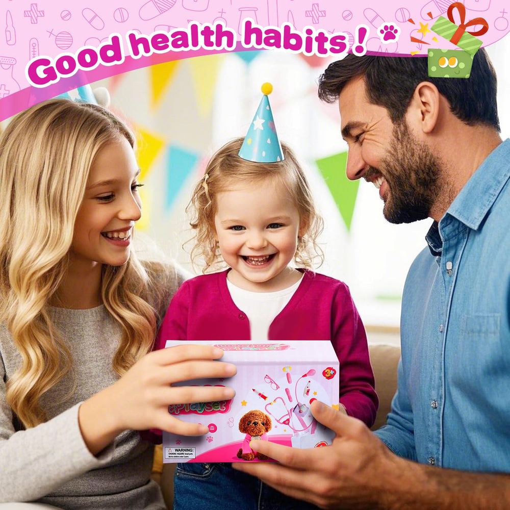 Fajiabao toddler doctor kit with tools promotes early learning.