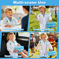 Fajiabao doctor toolbox with handle supports organized play areas