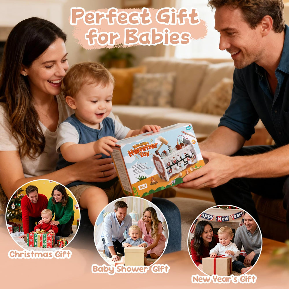 Fajiabao wooden Montessori toy supports collaborative play and family bonding