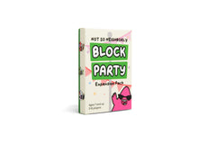 Fambam Games Not So Neighborly Block Party cards deck for six players boosts family-friendly fun.