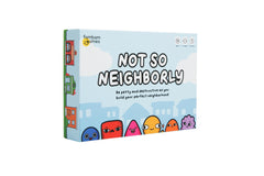 The Not So Neighborly card game box front by Fambam Games for family game night.