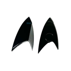 Cosplay-ready badge with authentic Star Trek design