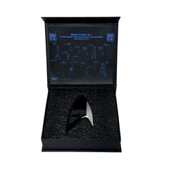 Officially licensed FAMETEK Star Trek collectible badge
