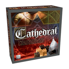 Family Games Cathedral Classic wood board for two players, a strategic puzzle for family game night.