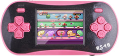 Family Pocket RS16 front view showcasing portable retro gaming for kids