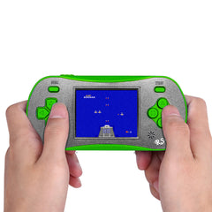 Family Pocket RS16 portable console with compact form, ideal for travel.