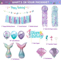 Family Pro Mermaid tassel garland adds color to celebrations