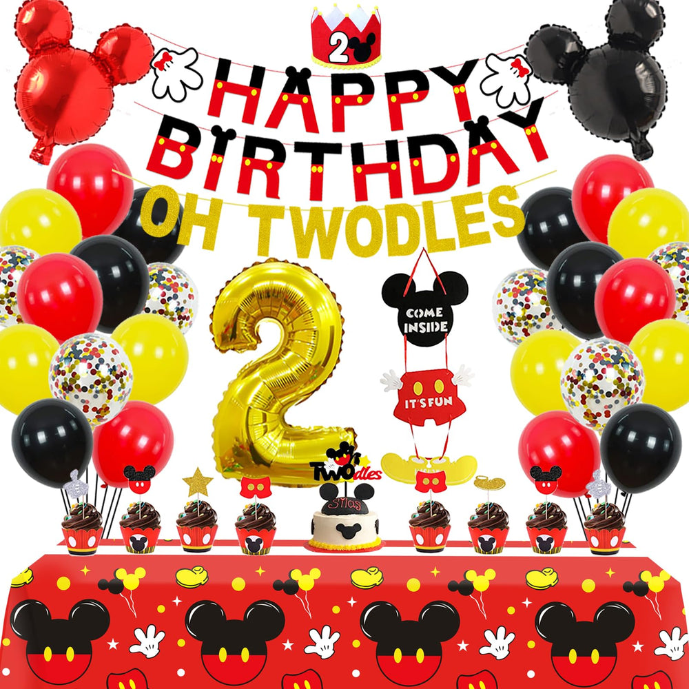 Family Pro Oh Twodles banner adds festive 2nd birthday flair