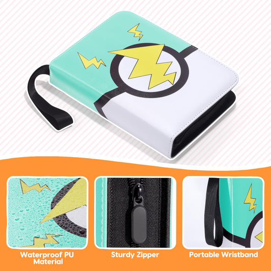 FAMOMI binder with double-sided sleeves for clear card viewing