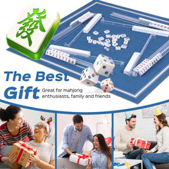 FamRica gift-ready mahjong rack set for game enthusiasts.