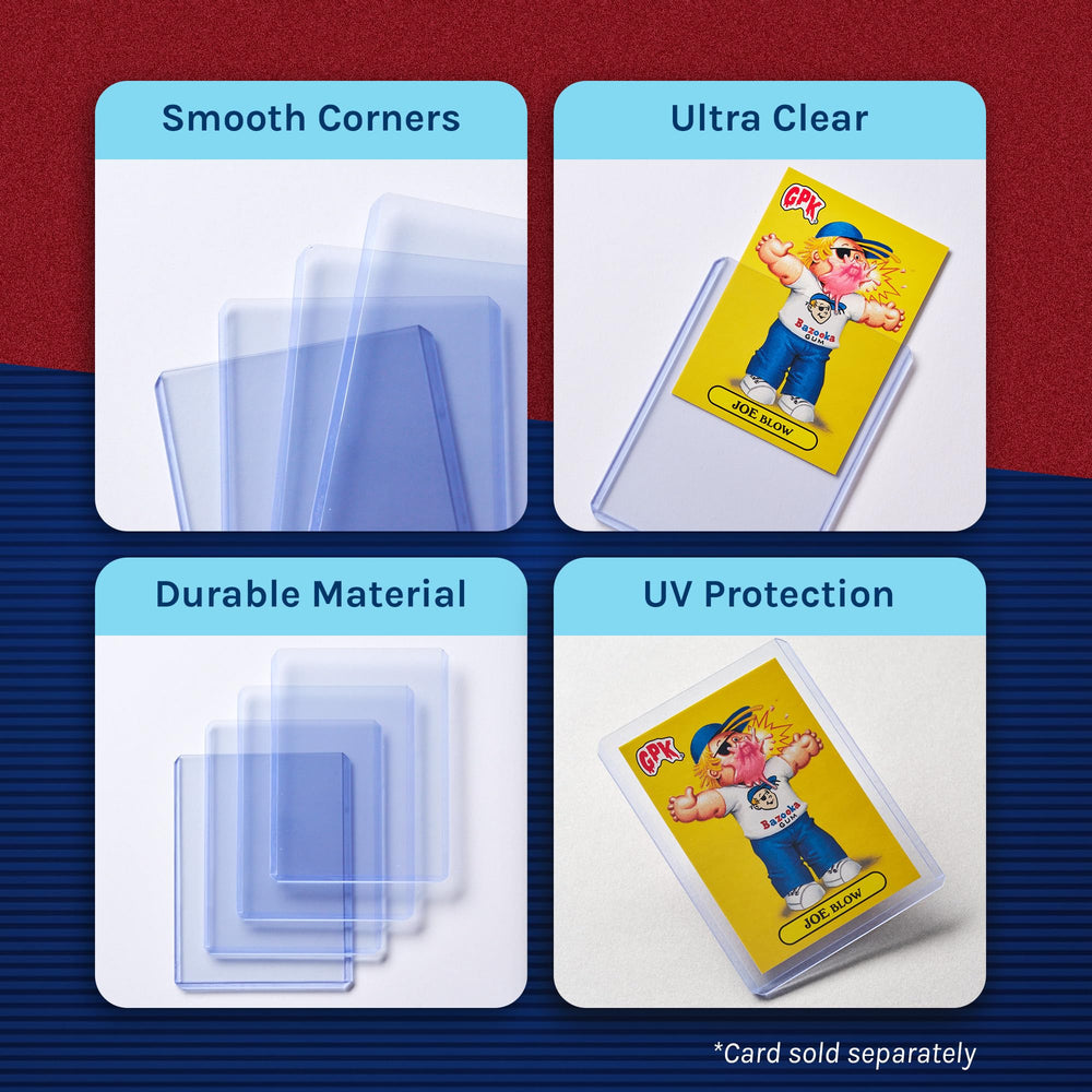 Fanatics Collectibles sleeve-compatible top-loader eases loading and handling.