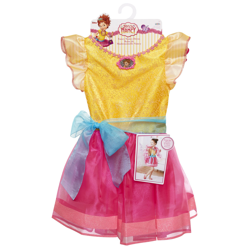 Close-up of the Fancy Nancy cameo on the bodice.
