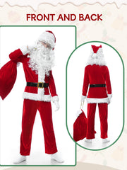 FancyFun Santa glasses with gold frame for a charming holiday scene