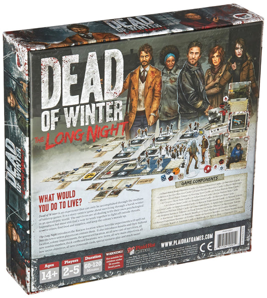 Fantasy Flight Games Dead of Winter Long Night: new colony survivors expand options and challenges.