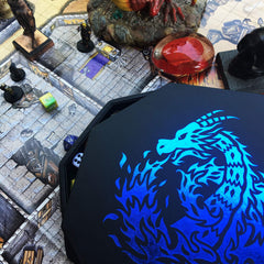 Fantasydice tray holds up to five full dice sets for busy campaigns.