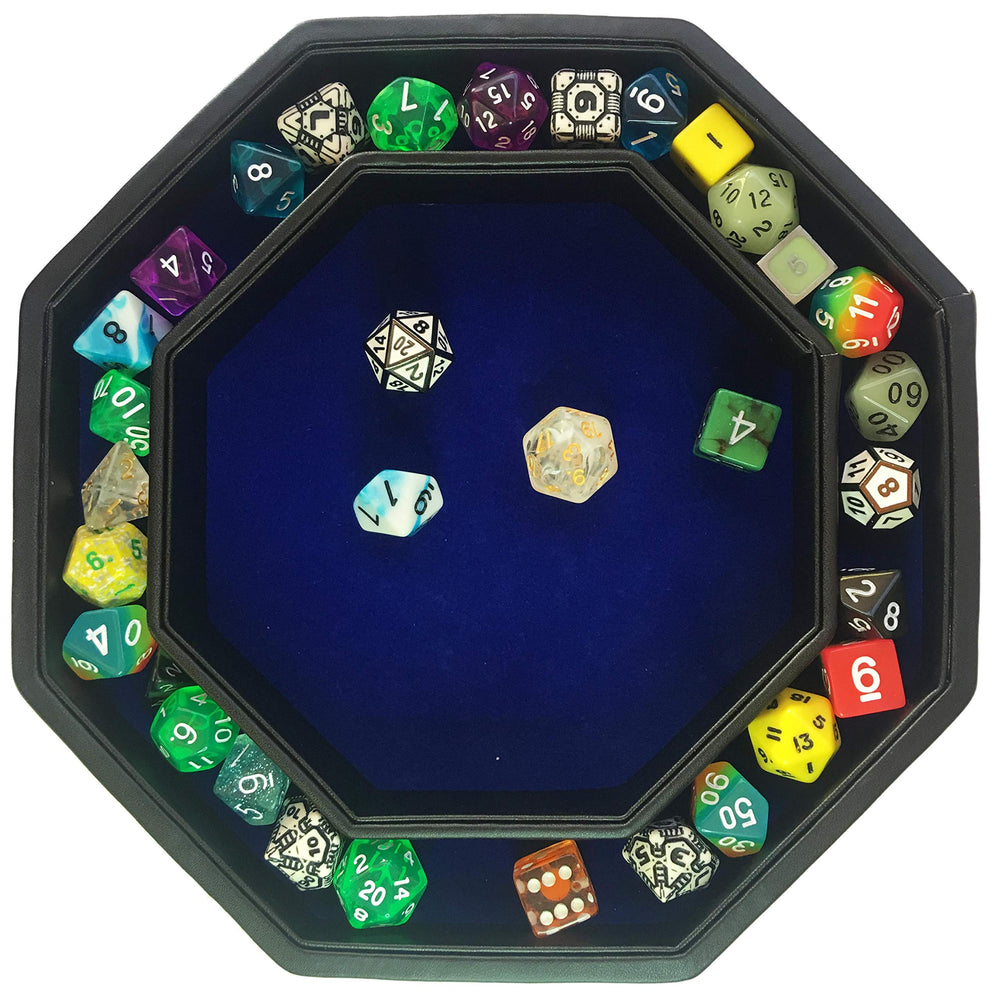 Fantasydice padding reduces dice rattling and protects surfaces.