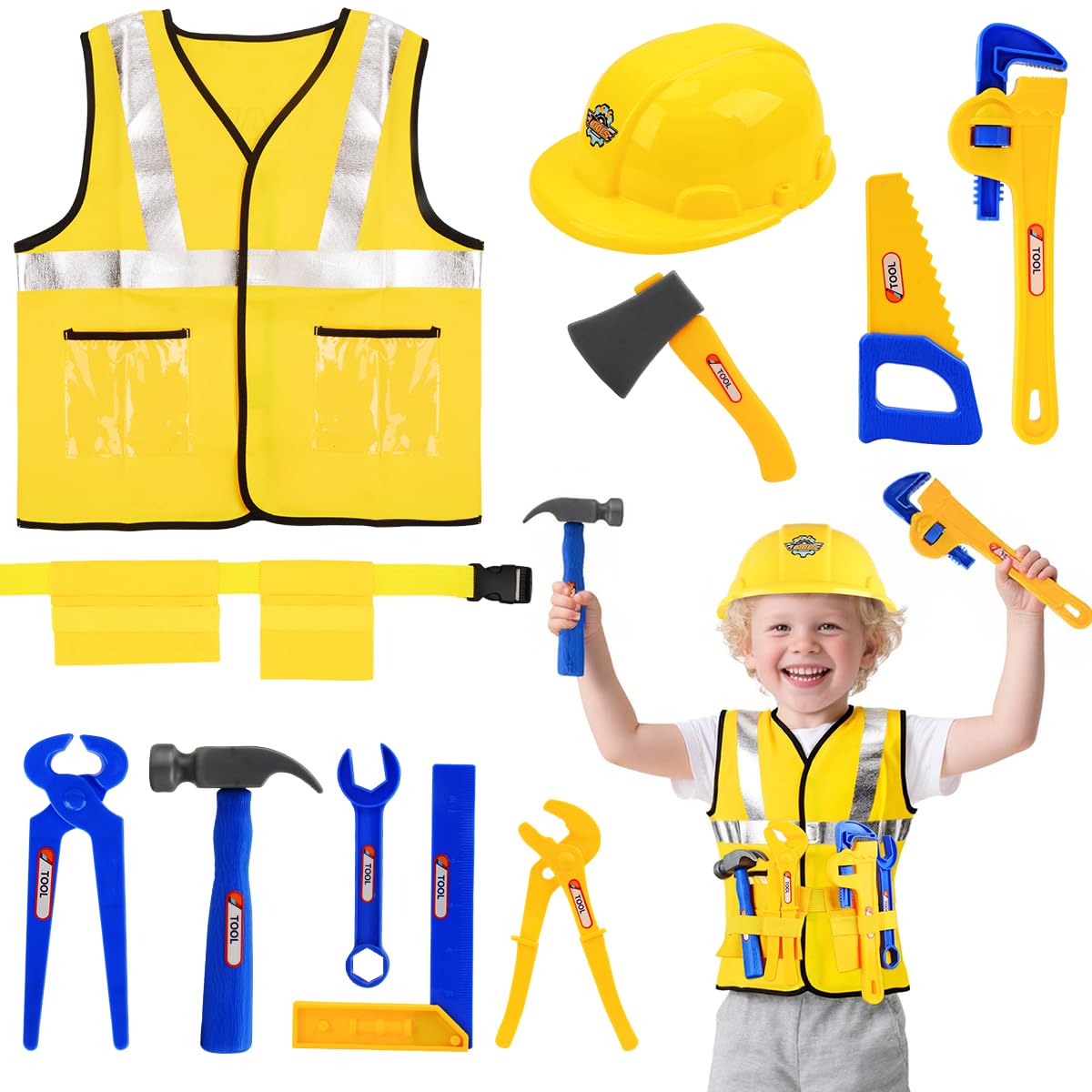 Fantspati construction helmet for kids enhances immersive, safety-focused role-play.