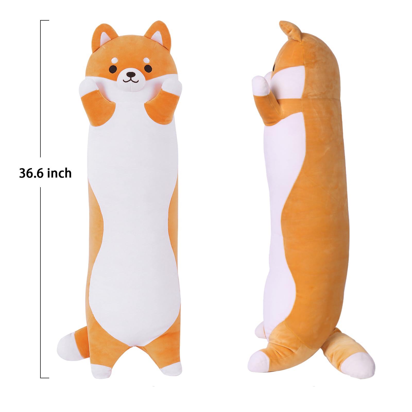 Fanunny dog plush packaging shown, vacuum-sealed and easy to fluff.