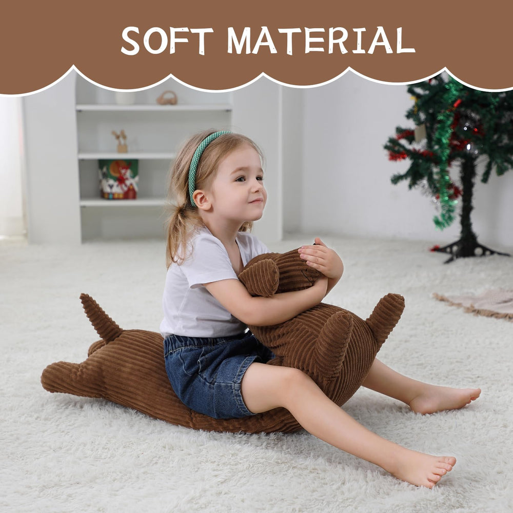 Fanunny dachshund plush with soft elastic cotton fill.