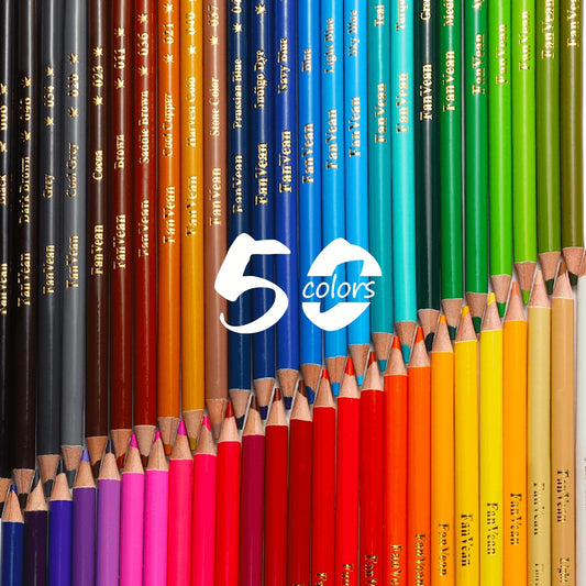 FanVean pencils soft cores close-up highlight smooth glide