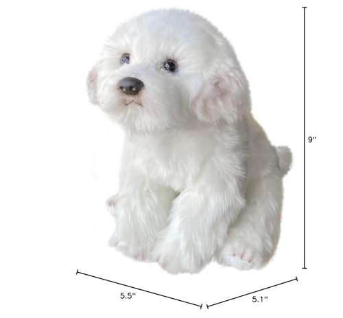 FAONIE Maltese stuffed animal gift-ready packaging inspires delightful gifting.