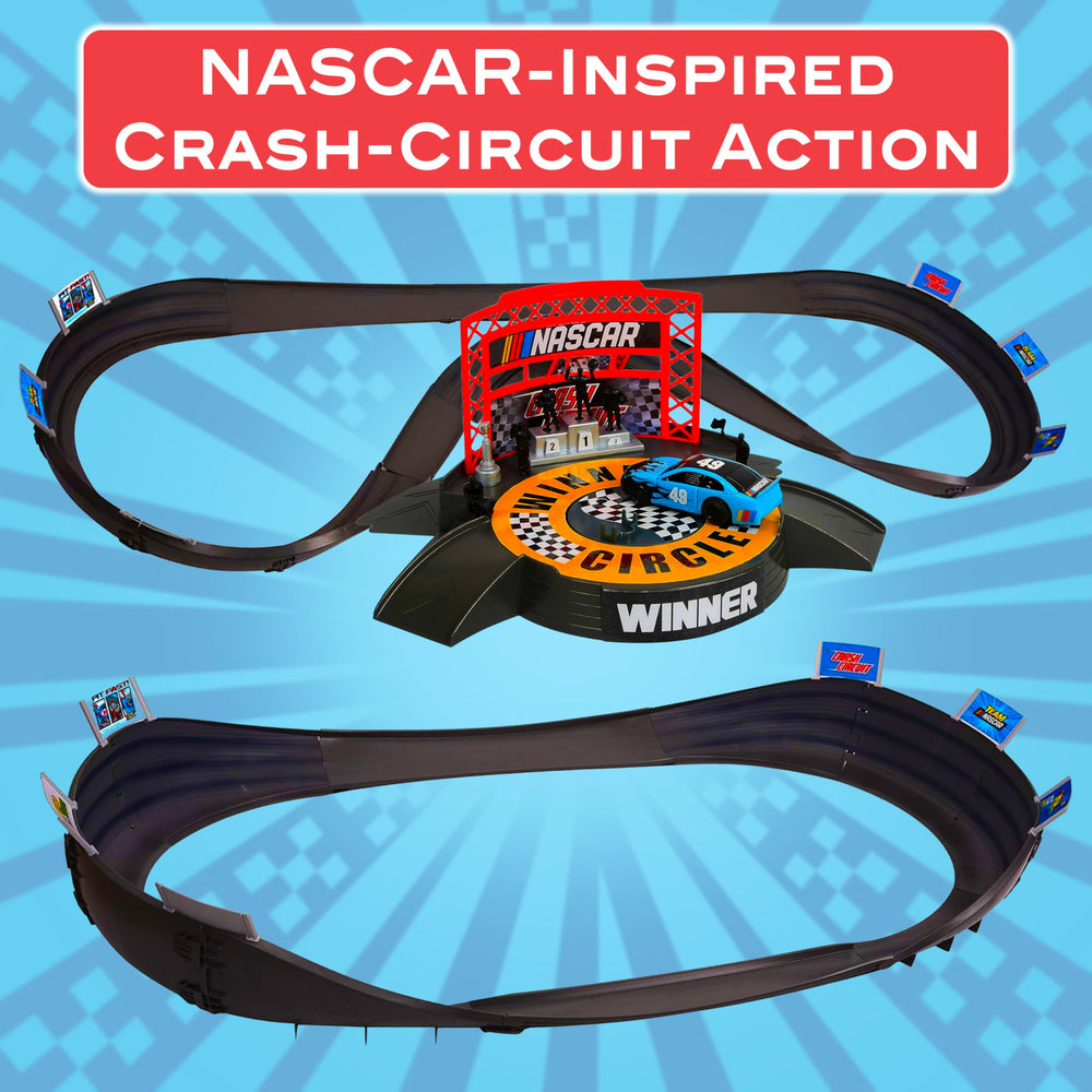 Far Out Toys extended six-foot race track for longer races.