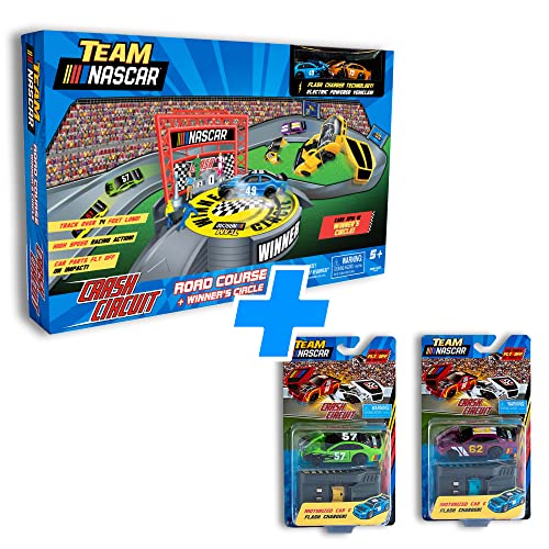 Far Out Toys four electric slot cars ready to race for instant competitive fun.