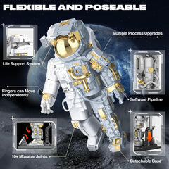 FarBlocked gold-plated-helmet-detail: premium accent for collectors and display shelves