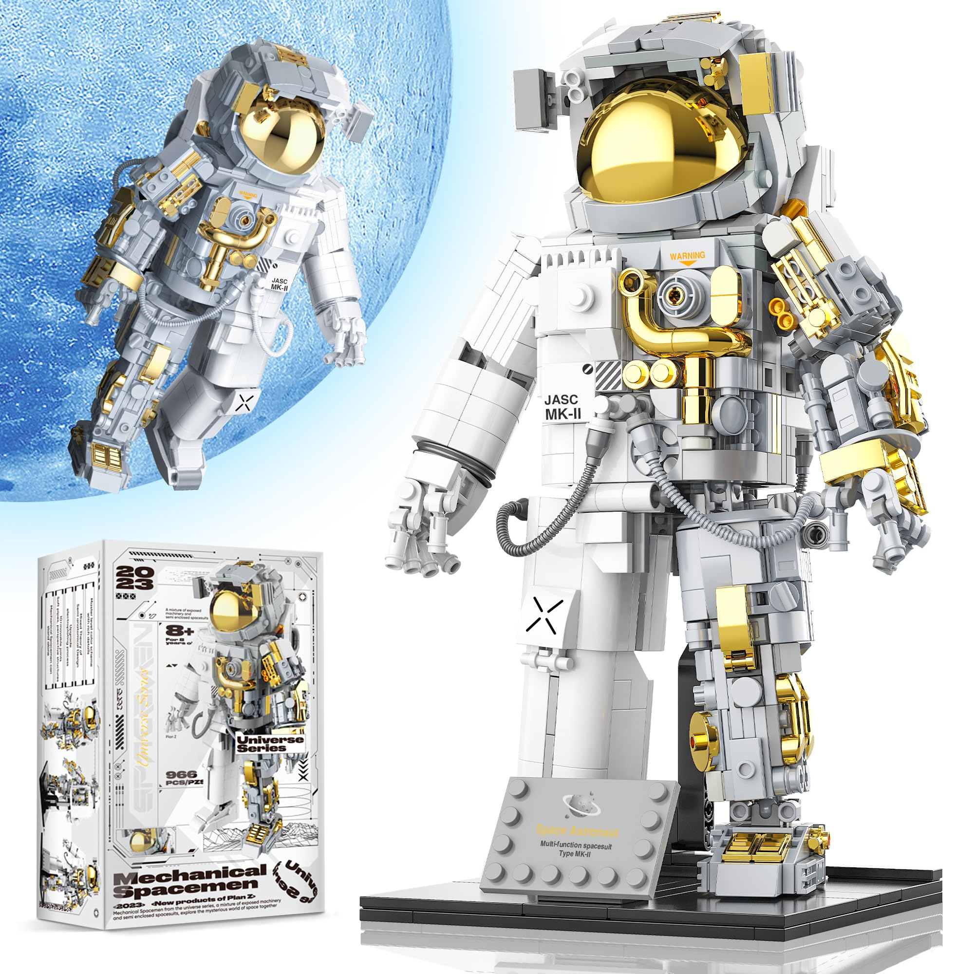 FarBlocked space-astronaut-base-assembly: sleek display piece for your desk