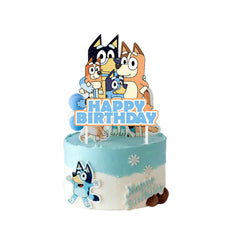 FARDAS cake topper with paper sticks and glue dots for easy assembly