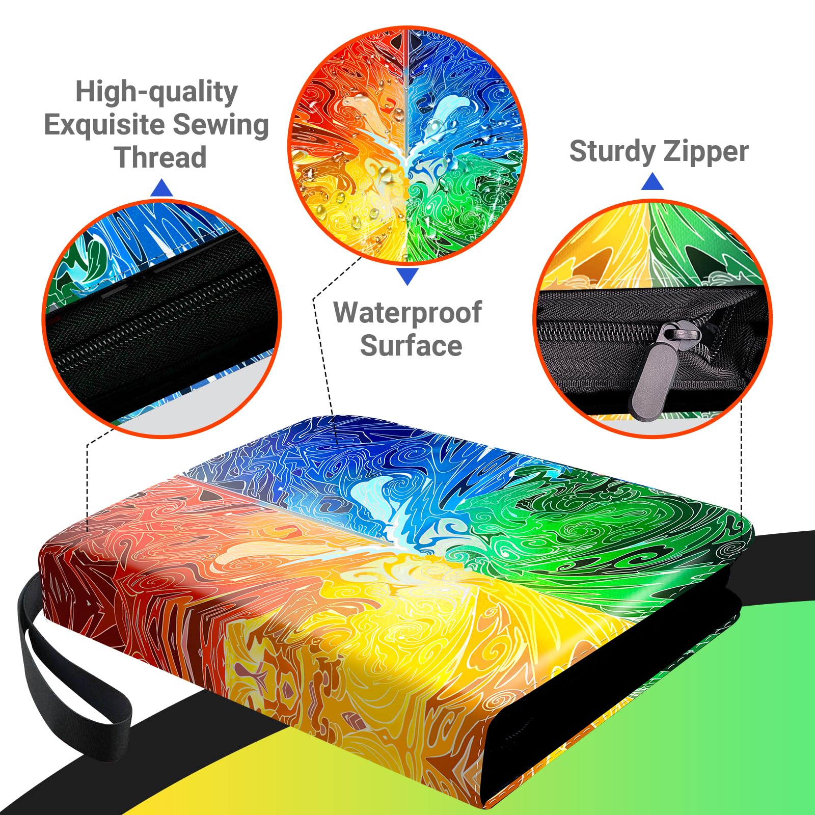 Fariche card album with 50 removable pages keeps collections organized.