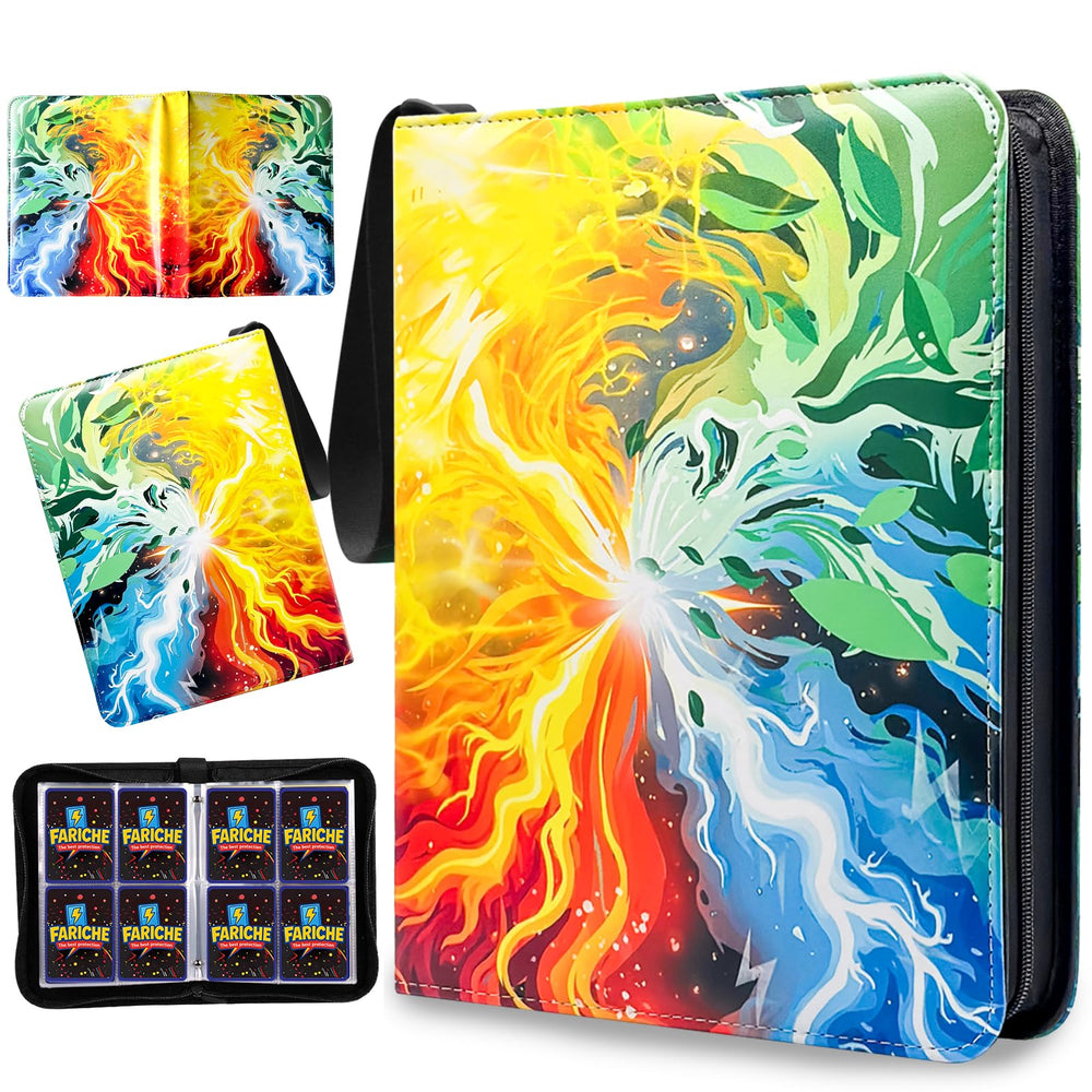 FARICHE Storm card binder cover showing waterproof exterior for durable protection