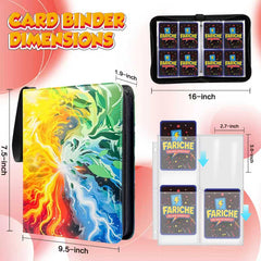 FARICHE Storm four-pocket layout displaying up to 400 cards neatly organized