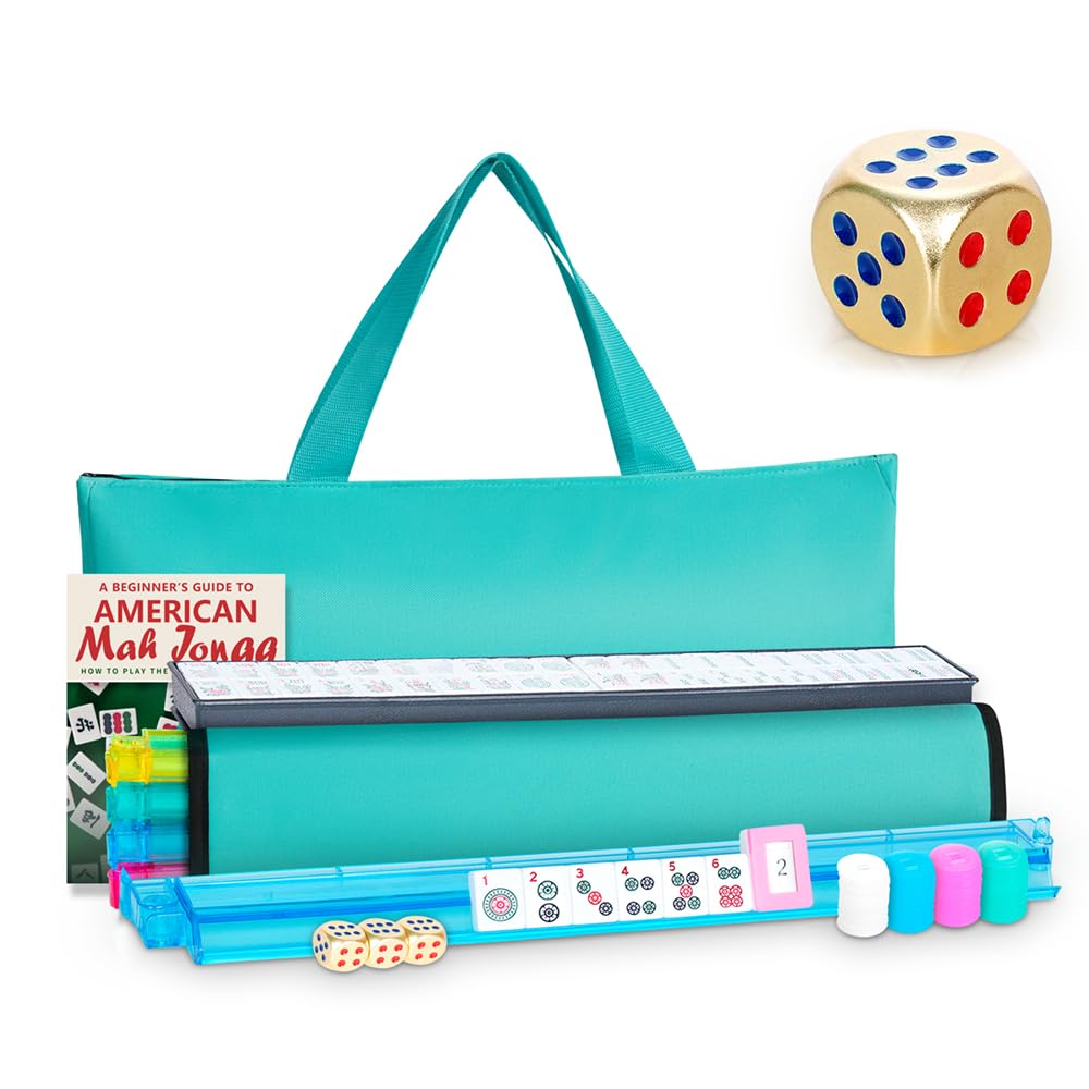 FARINOK American Mahjong tiles with scratch-resistant surface for lasting play