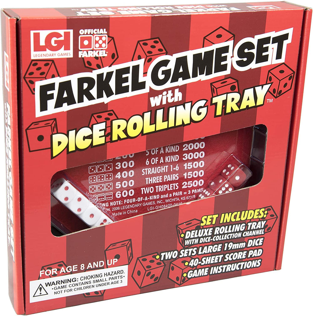 Farkel classic dice game blends luck and strategy for group play.