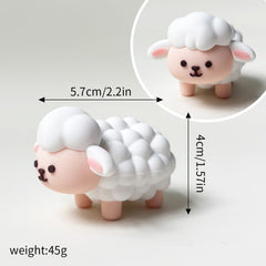 Farm Animal Cake Toppers: directional sign topper helps guide the farm-themed party.