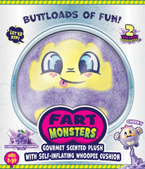 Cheeky grape-scented plush from Fart Monsters, 16-inch cuddle buddy with playful scent