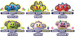 Gift-ready Fart Monsters packaging featuring Cheeky for birthdays or parties