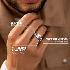 FASACCO moon and star ring supports study focus and concentration.