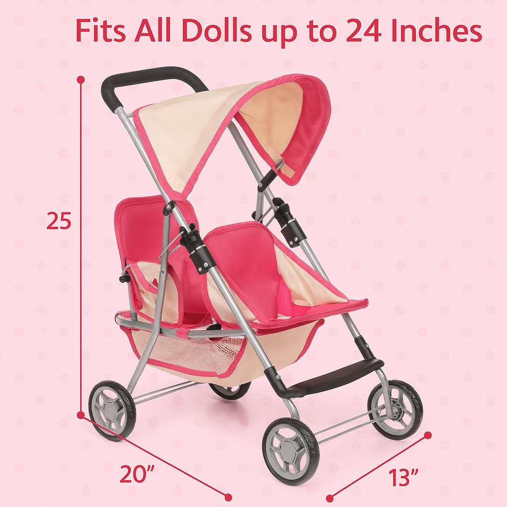 Fash n kolor adjustable handle supports growing kids during pushing