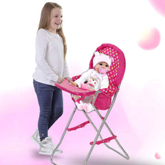 Fash N Kolor high chair with flower print design.