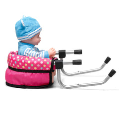 Fash N Kolor safety straps on doll high chair for pretend meals