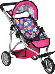 Fash N Kolor baby doll stroller with hood for shaded pretend outings.