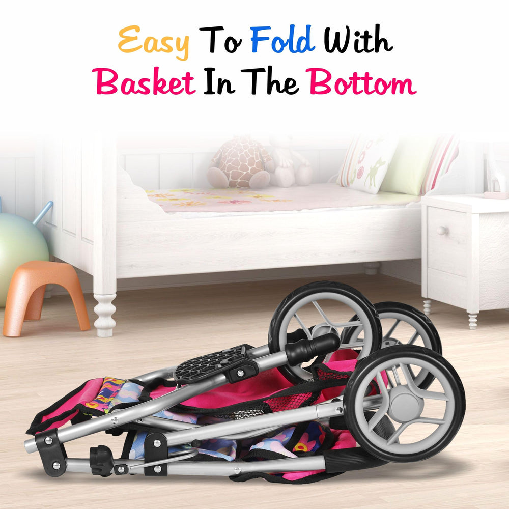 Fash N Kolor stroller wheels glide smoothly on any surface.