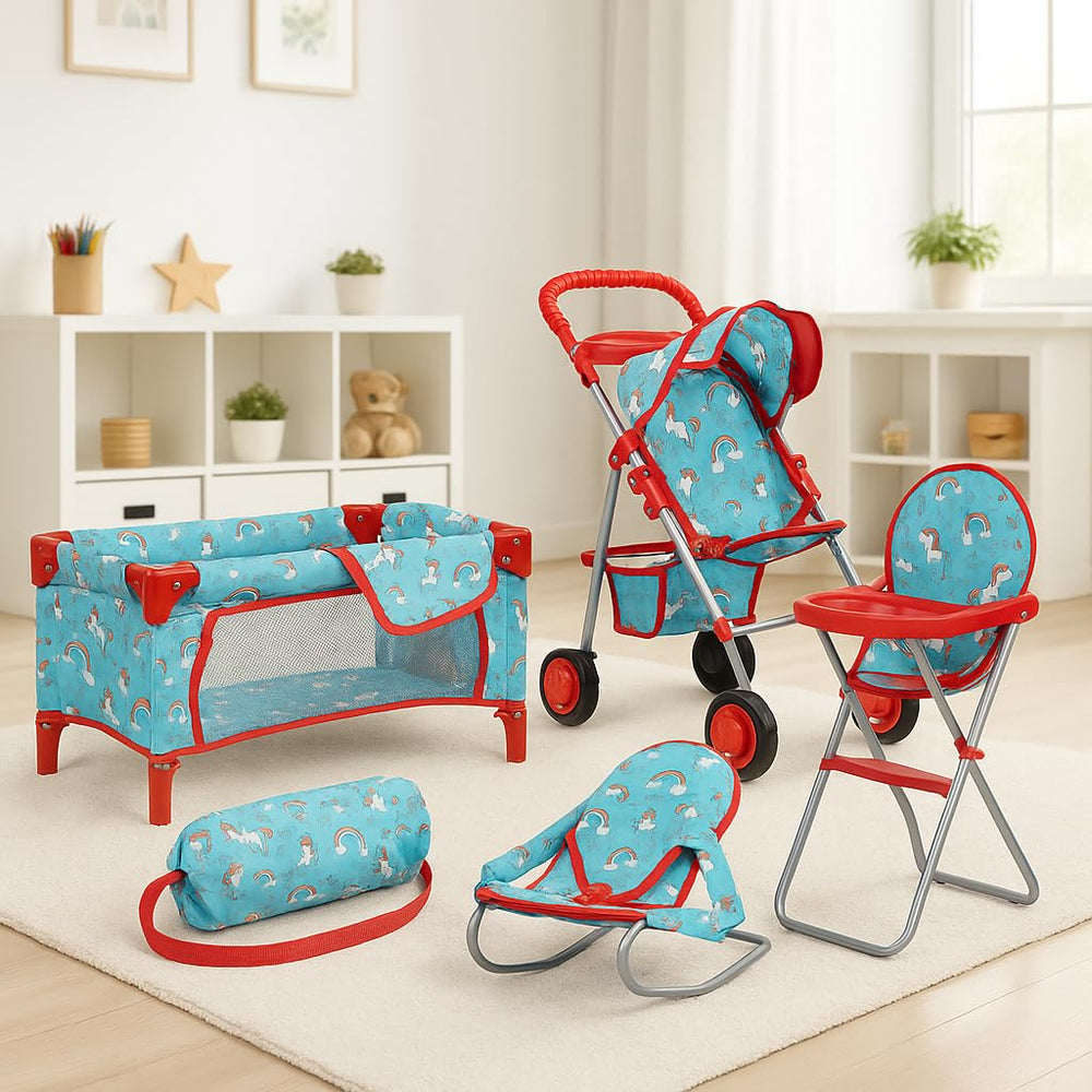 Fash n Kolor doll bed travel bag keeps accessories organized on trips.