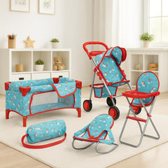 Fash n Kolor doll bed travel bag keeps accessories organized on trips.